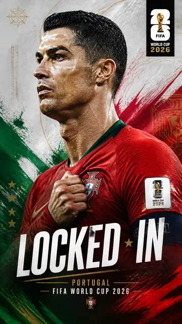 FIFA2026 葡萄牙球星锁定海报
