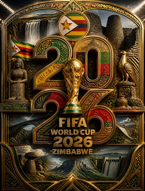 FIFA2026 津巴布韦20号奖杯海报